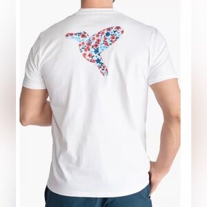 Birddogs Logo Short Sleeved Shirt XL men’s Bird Floral red blue cotton boomstick